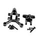 thumbnail image 4 of Soporte central delantero para coche RC, piezas de bricolaje, accesorio de metal, mejora del soporte central Negro, 4 of 9