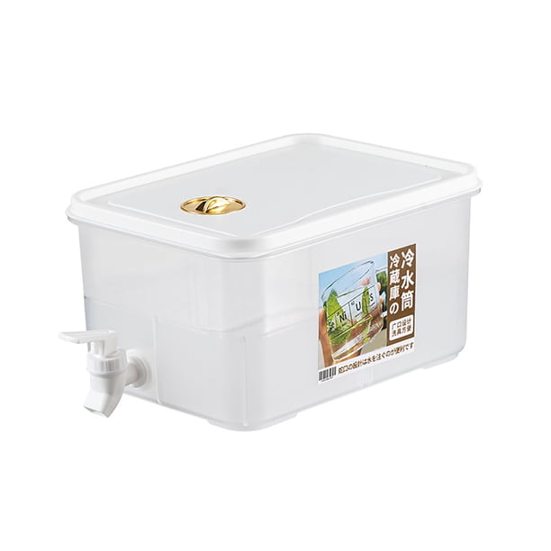 WDOplteas Refrigerador Hervidor Fría Dispensador Con Grifo Vasos A Prueba Fugas (5L)