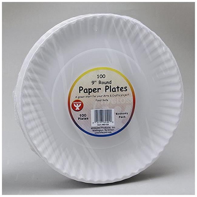 Paper Plates 9In 100Pkg Walmart Canada