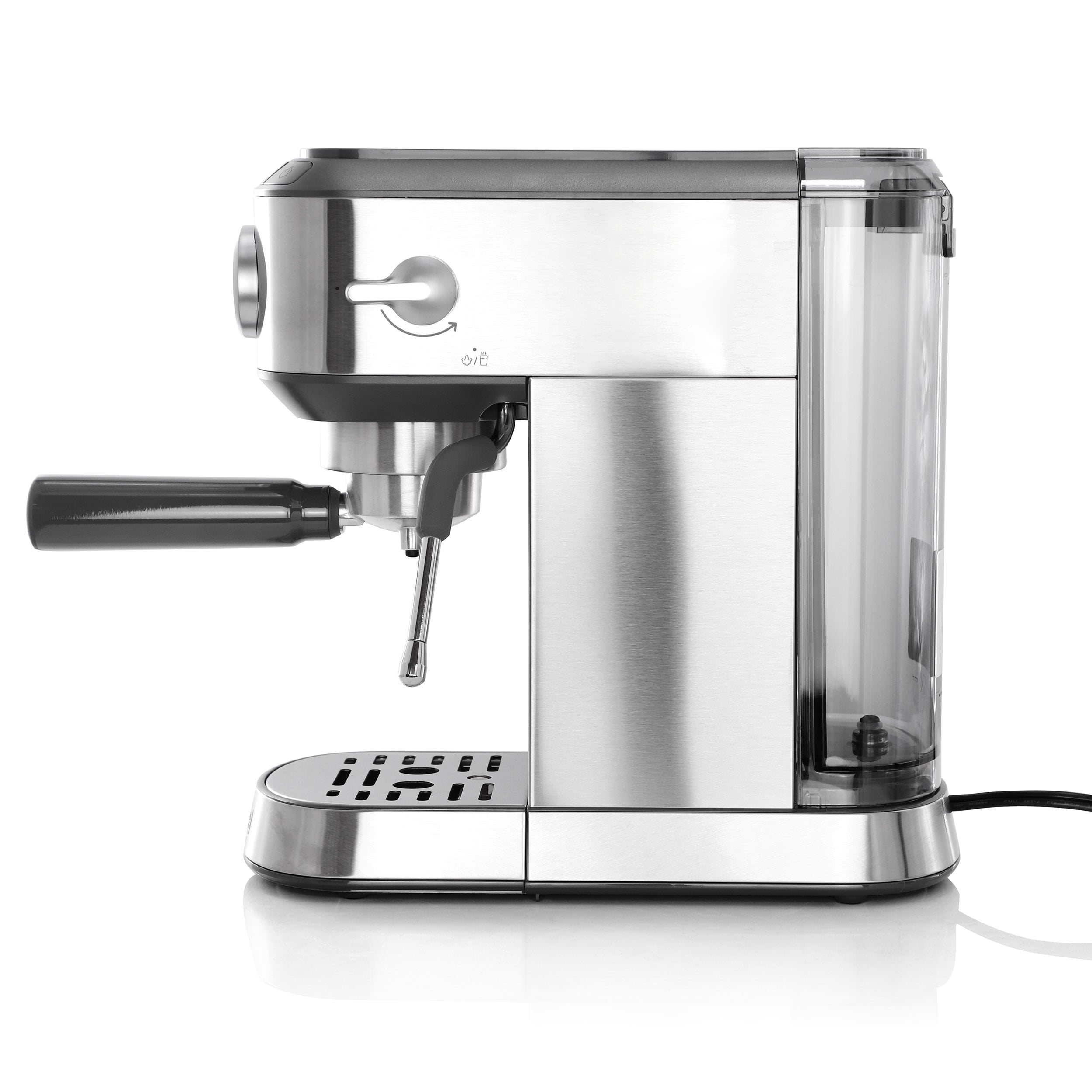 Calphalon Miniatura Compact Espresso Machine and Milk Frother in Silver