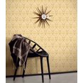 thumbnail image 2 of Classic Yellow Green Damask Vines Wallpaper Roll, 2 of 2