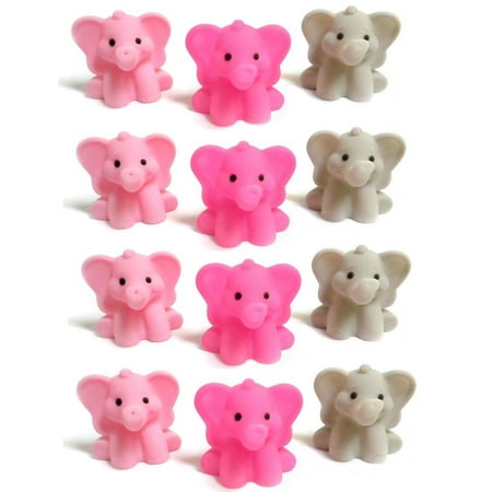 Elephant Water Squirts Pack of 12 Party Favor Gift Set, 12 adorable squirt toys. By