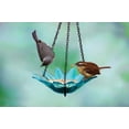 thumbnail image 3 of Mosaic Birds. COURM35320009 8 inch Daisy Birdfeeder Aqua, 3 of 6