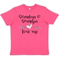 thumbnail image 3 of Inktastic Grandma and Grandpa Love Me- Heart Grandchild Youth T-Shirt, 3 of 5