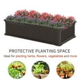 thumbnail image 5 of Outsunny Plastic Cultivation Bed Flower, Veggie Planter for Garden, Backyard, 5 of 10