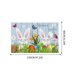 thumbnail image 3 of Alfombras de baño, alfombras para sala de estar, alfombra de área, tapete de baño La alfombra está decorada con huevos de conejito de Pascua Artículos decorativos, 3 of 6