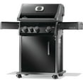 thumbnail image 2 of Napoleon Rogue 425 3-Burner Propane Gas Grill in Black with Cast Iron Cooking Grids and Range Side Burner, 2 of 12