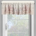 thumbnail image 6 of Ambesonne Pastel Valance & Curtain 3 Pcs Set, Pastel Botanical Art Dots, 55"x36", Blush Lilac and Eggshell, 6 of 7