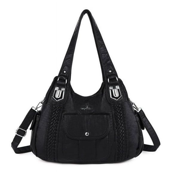 Angel Kiss Women shoulder bag single shoulder bag vegetarian leather adjustable shoulder strap crossbody bag