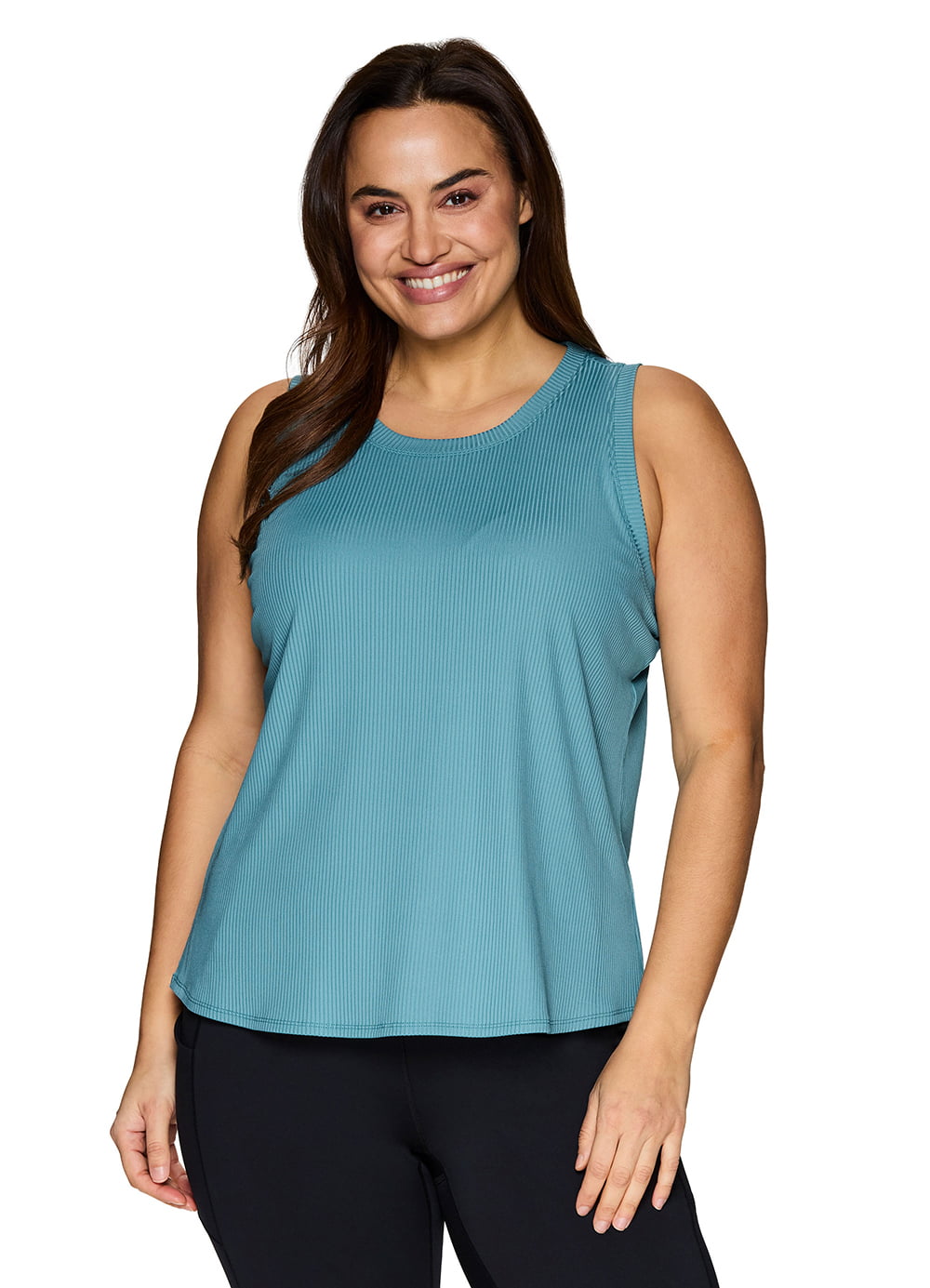 RBX Active Plus Size Women's Yoga Ribbed Tank Top - Walmart.com