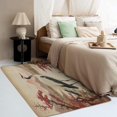 thumbnail image 3 of Japanese Rugs for Bedroom - 4x6 Rug - Crane Rug - Japanese Crane Area Rug - Oriental Bird Rugs - Asian Style Carpet S-&197, 3 of 7