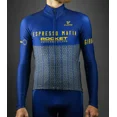 thumbnail image 3 of Ropa de ciclismo negra de invierno, jersey térmico de forro polar, chaqueta de bicicleta de manga larga, maillot cálido de ciclismo para hombre para invierno, 3 of 5