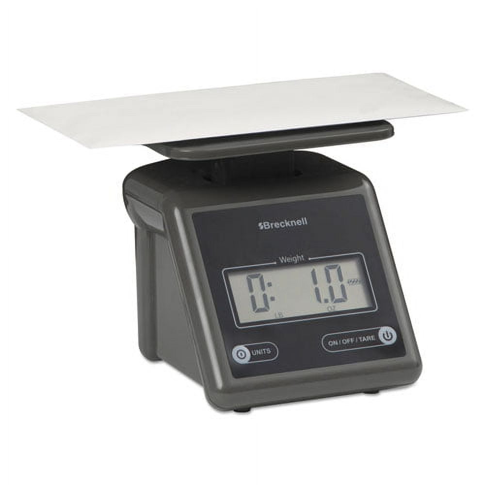 Electronic Postal Scale, 7 Lb Capacity, 5 1/2 X 5 1/5 Platform, Gray | Bundle of 5 Each