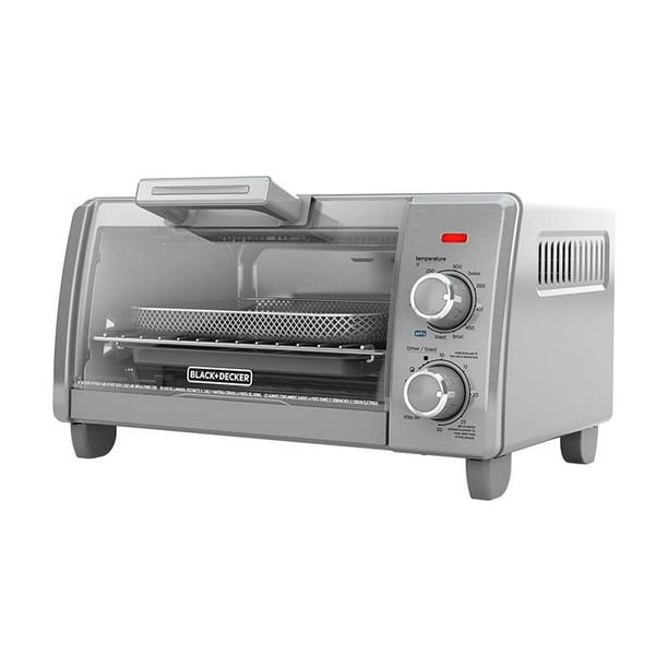 BLACK+DECKER Crisp ‘N Bake Air Fry 4-Slice Toaster Oven, TO1787SS