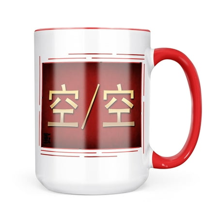 

Neonblond Empty / Empty Chinese characters letter red / yellow Mug gift for Coffee Tea lovers