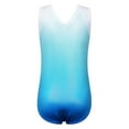 thumbnail image 5 of BAOHULU Girls Gymnastics Leotard Sleeveless Practice Outfit Diamond Blue Ballet Dancewear, 5 of 6