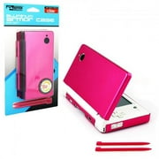 KMD Aluminum Armor Case & Dual Stylus Set for Nintendo DSi, Hot Pink