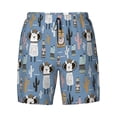 thumbnail image 4 of Lsque Mens Swim Trunks Llamas And Cactus Pattern - Bathing Suit Compression Liner - Beach Swim Shorts Swimwear - (S-3XL) - Stretch Quick Dry -Small, 4 of 9