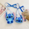 thumbnail image 2 of Bolso de moda lindo de Disney Stitch, billetera de silicona pequeña de almacenamiento Kawaii, modelo de personaje de dibujos animados de anime, juguete, regalo para niños, 2 of 6