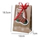 thumbnail image 2 of 12 bolsas de papel navideñas, bolsas de regalo navideñas, lindas bolsas de papel de moda, 2 of 5