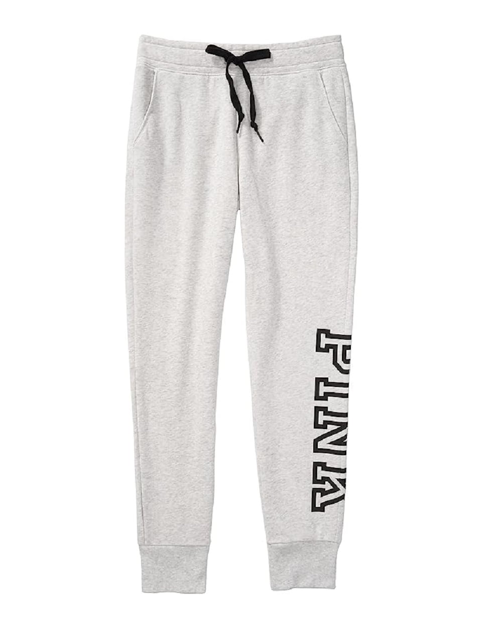 Victoria's Secret Pink Logo Skinny Jogger Lounge Pants Sweatpants Stone  Gray Size Large NWT - Walmart.com