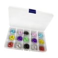 thumbnail image 1 of MERIGLARE 15 Pcs Pédale d'Effet Guitare Électrique avec Boîte de Rangement Ronde, 1 of 9
