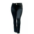 thumbnail image 2 of Y&F Womens Plus Size Curvy Stretch Relaxed Fit Straight Denim Jeans Pants, 2 of 4