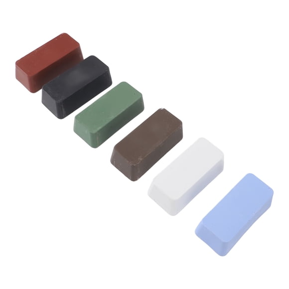 Metal Polishing Bar, 6 Pcs Metal Buffing Wax Solid Multi Functional for Copper Products