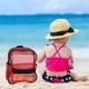 thumbnail image 4 of Bolsa de playa de malla resistente a la arena | Bolsa de gran capacidad con bolsillos de malla para piscina, playa y viajes | Almacenamiento ligero y plegable para toallas, juguetes y comestibles, 4 of 7