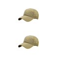 thumbnail image 2 of maskred Men S Peaked Cap With Sun Protection Beat Heat And Stay In Style Polyester For Male Baseball Cap Hat Adjustable Strap Khaki L  54-59cm 2Set, 2 of 6
