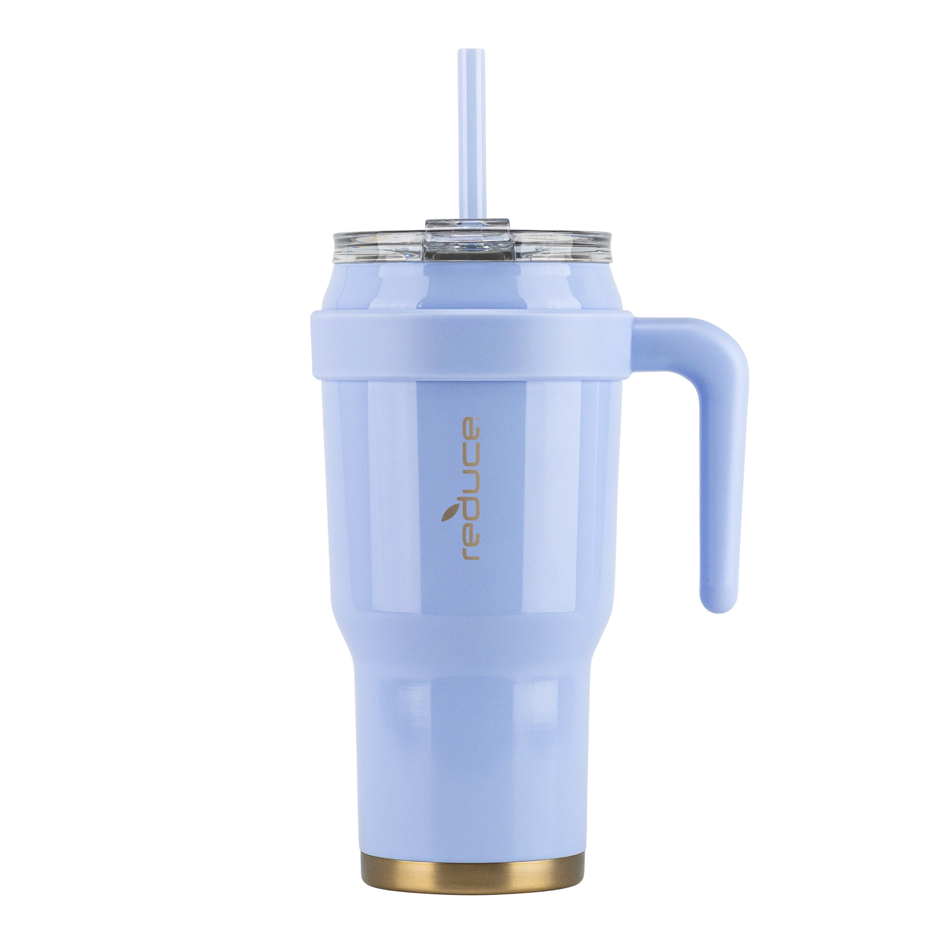 Reduce Vacuum Insulated Stainless Steel Cold1 Mug with Lid and Straw