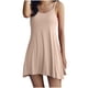 thumbnail image 2 of Pijama corto con tirantes para mujer, con almohadilla para el pecho, fino, sin mangas, modal, 2 of 6
