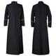thumbnail image 2 of Hombres sólido Halloween manga larga sacerdote bata vestido disfraz Cosplay abrigo Pompotops oipoqjl37242, 2 of 8