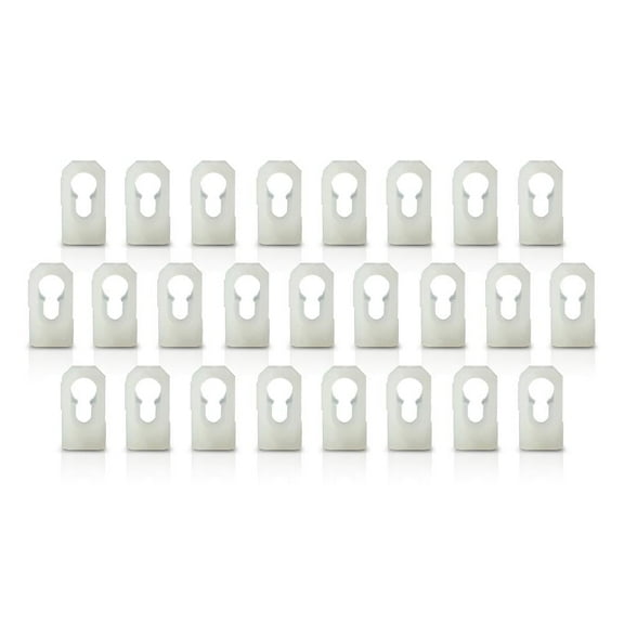 CROSSDESIGN 25pcs Top Trim Molding Clips Compatible with General Cars