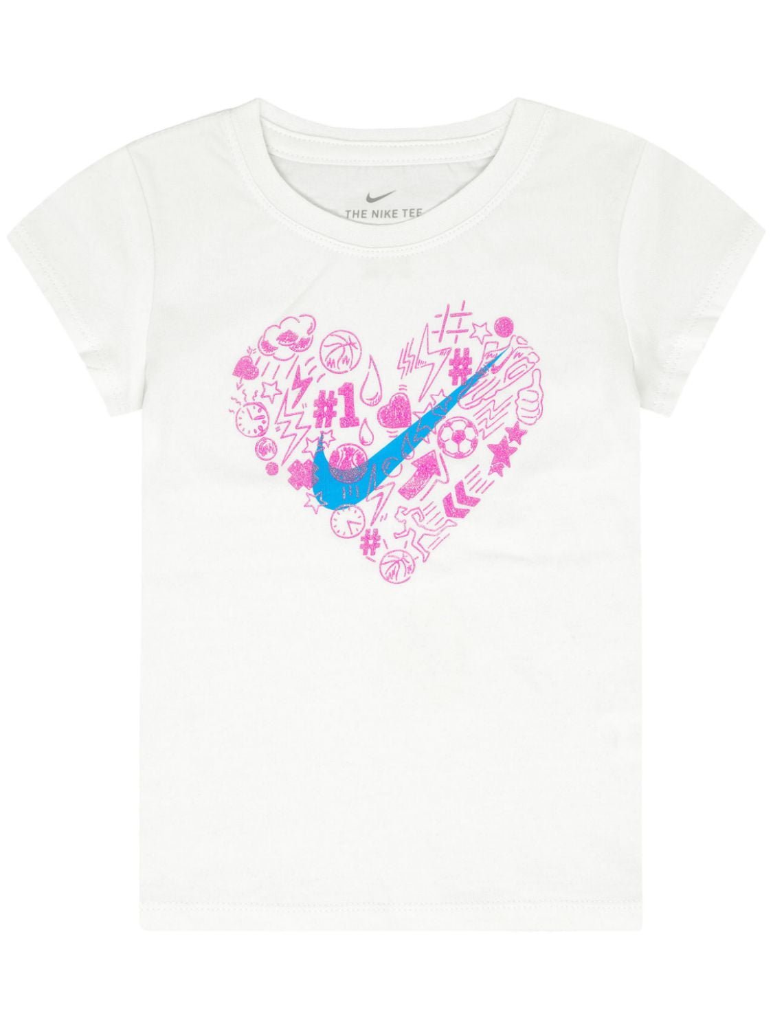 girls pink nike top