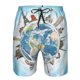 thumbnail image 3 of Fotbe World Travel Trajes de Baño Estampados para Hombre, Shorts de Verano de Secado Rápido, Ropa de Playa, Bañadores-Large, 3 of 6