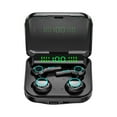 thumbnail image 2 of Auriculares Bluetooth, auriculares dobles con apertura LED, diferentes auriculares inalámbricos Bluetooth 5.2, uso de intercambio/configuración para dos personas, pantalla digital, control de auricula, 2 of 9
