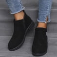 thumbnail image 5 of B91xZ Bottes pour Femmes Automne Antidérapantes Imperméables Chaussures d'Extérieur Confortables Mode Chaussures de Randonnée pour Femmes, Noir 7, 5 of 5