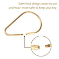 thumbnail image 4 of Durable Solide en Laiton Vis Serrure Porte-Clés Clip Outil Crochet Portable Léger en Laiton Ovale Clip Crochet Porte-Clés Porte-Clés Accessoires 3 Forme Porte-Clés en Option, 4 of 8