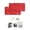 Red, variant on Weatherproof Silicone License Plate Frame Set With Anti-Theft Screws For Vehicles 2Pcs