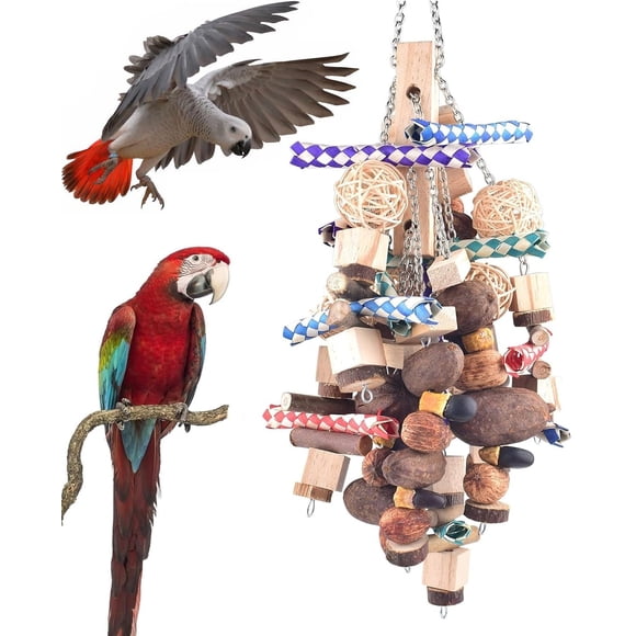 Chew Toys Bissap, loro grande para guacamayos, grises africanos y cacatúas