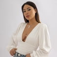 thumbnail image 2 of HAHDAXIA Collier Lariat pour Femmes Collier Délicat en Or en Forme de Y avec Perles Collier Papillon Ajustable Collier à Retombée Arrière Bijou Tendance Cadeau pour Mariage, 2 of 6