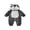 Gray, variant on RUINIXCW Toddler Baby Halloween Wolf Fashion Long Sleeve Fuzzy Zip Up Hooded Jumpsuit