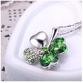 thumbnail image 6 of KATGI Fashion Austrian Crystal Lucky Charm Four Leaf Clover Pendant Necklace, 6 of 11