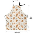 thumbnail image 2 of Kdxio Cute Squirrel Fall Apron with Pockets Adjustable Kitchen Aprons for Men Women Waterproof Aprons for Cooking,Drawing,Crafting, Baking Household Cleaning, 2 of 8