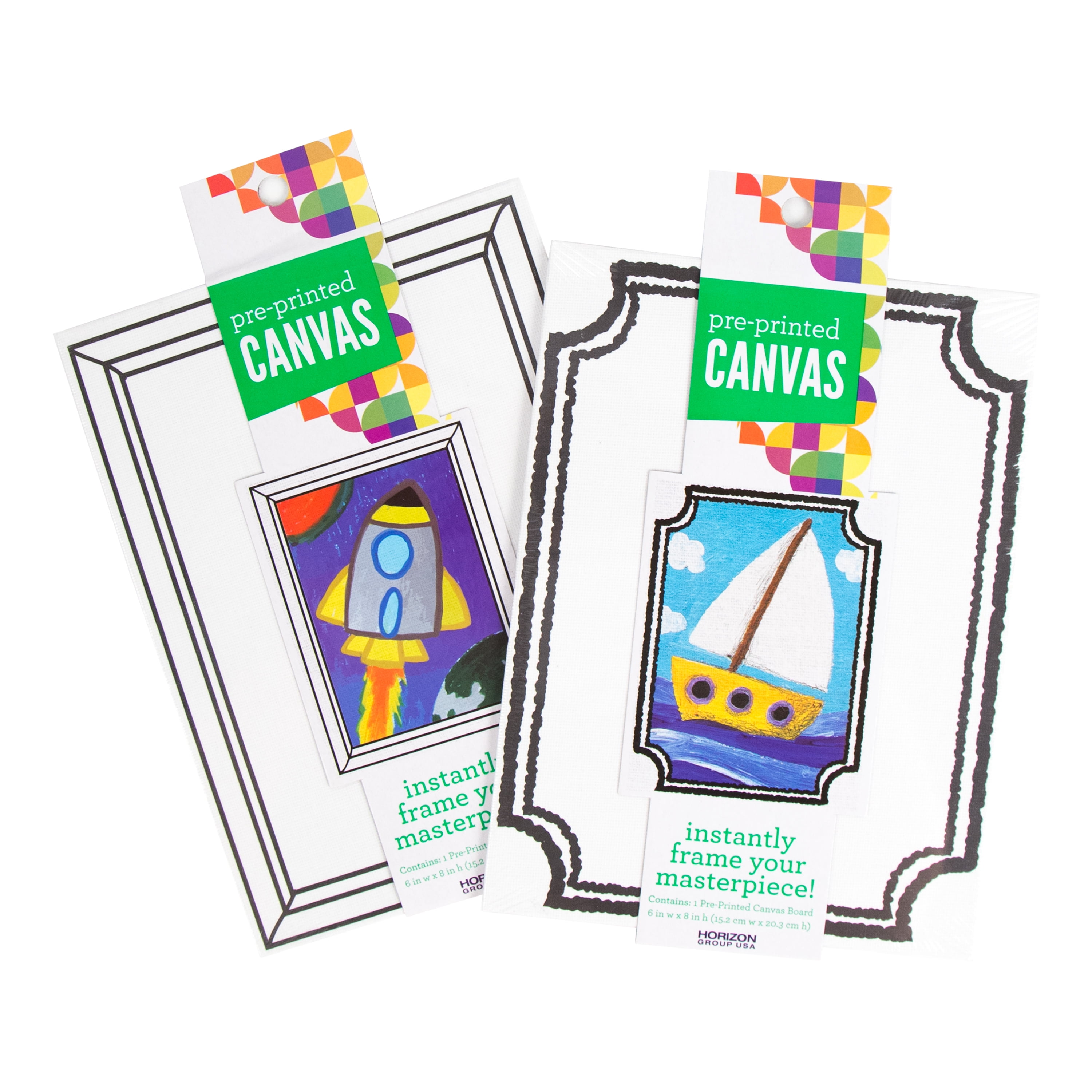 Pre Printed Canvas Assortment 6in X 8in By Horizon Group Usa Walmart Com Pre Printed Canvas Assortment 6in X 8in By Horizon Group Usa Walmart Com