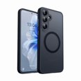 thumbnail image 1 of ccwmincc Designed for Samsung Galaxy S24 Case [Full Camera Protection] [Compatible with MagSafe] Translucent Matte Shockproof Protective Phone Cover 6.2 Inch - Black, 1 of 1