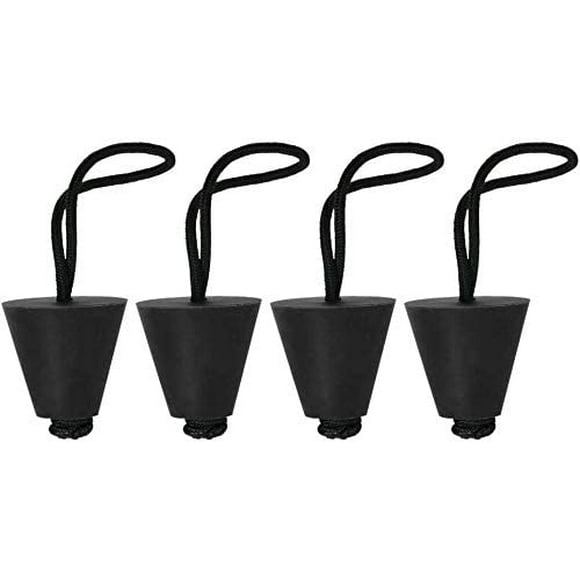 Kayak Scupper Plug Kit Kayak Plugs for Sit on Top Kayak Scupper Plug Canoe Drain Holes Stopper Bung Kayak Scupper Plug with Pull String Kayak Canoe Drain Holes Stopper Kayak Stoppers Plugs 2PCS