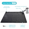 thumbnail image 2 of Intex: Solar Heater Mat - 47" Black, Water Warming Pad for 8k Gal Above Ground Swimming Pool, Raise Temperature 5-9 Degrees, Hose Attachment, Adapters, 2 of 16