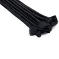 thumbnail image 3 of MesaSe 3 Packs Handmade Dreadlocks Extensions Men‘s Dreadlocks Fashion Reggae Hair Hip-Hop Style Synthetic Dreadlocks Hair For Men  Dark black 12”-75g, 3 of 6